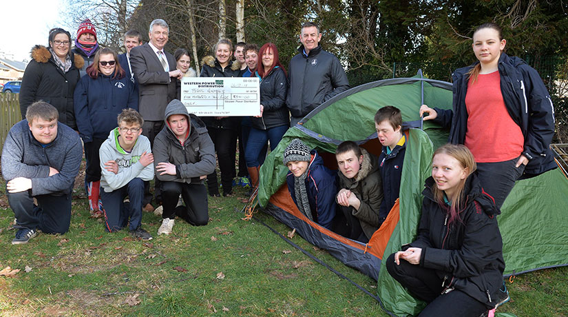 Helping hands for Powys students